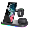 3 in 1 Samsung Wireless Charging Station for Samsung Galaxy S23 Ultra, Samsung Watch 5 Pro, Samsung Buds from Evolved Chargers