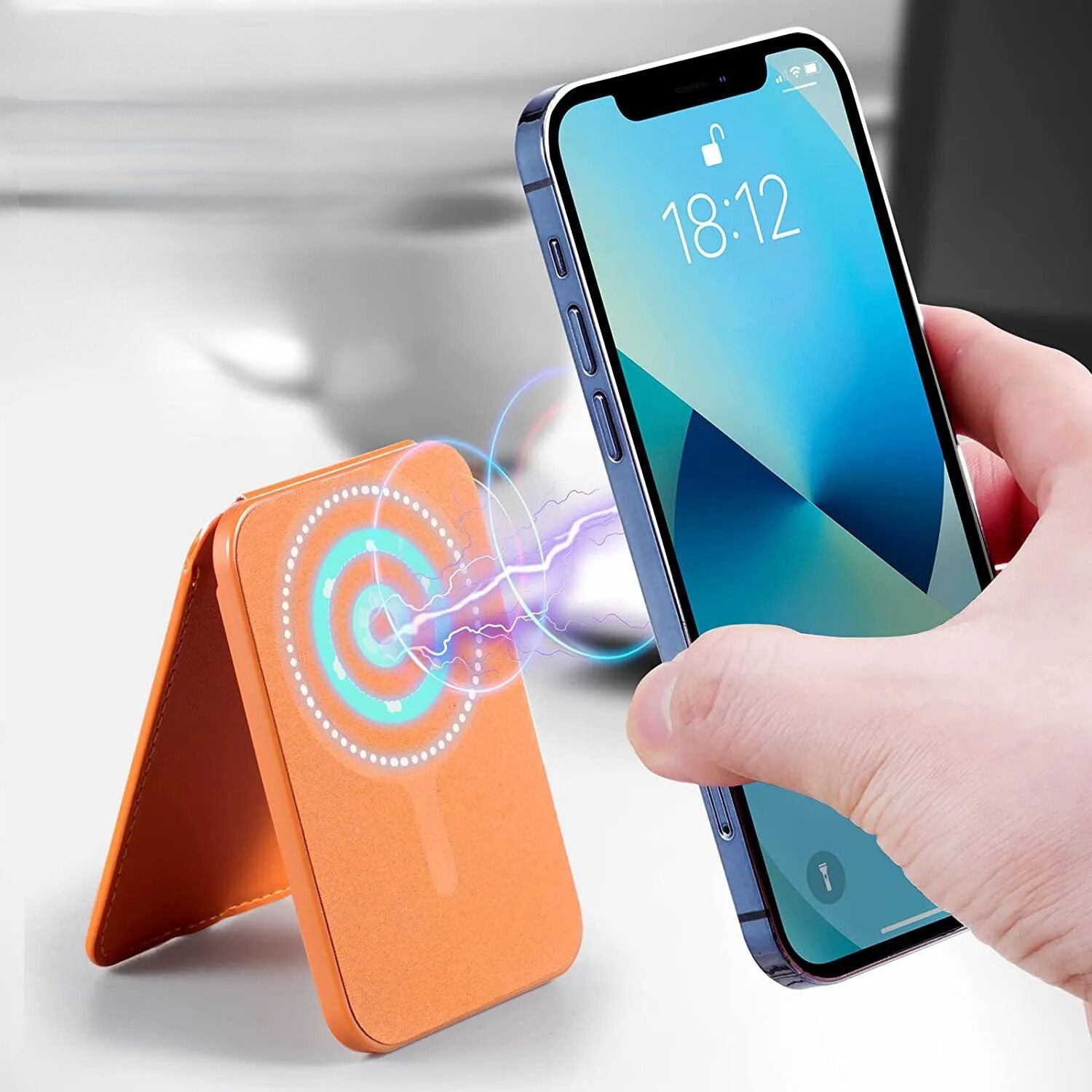 Magnetic Wallet with Kickstand